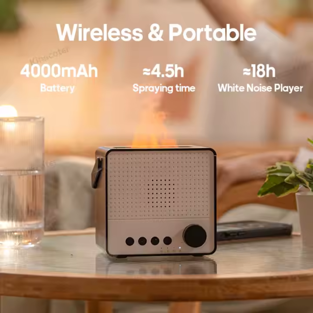 White Noise Humidifier & Bluetooth Speaker